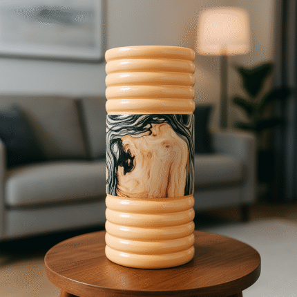 Table Top Wooden Vase